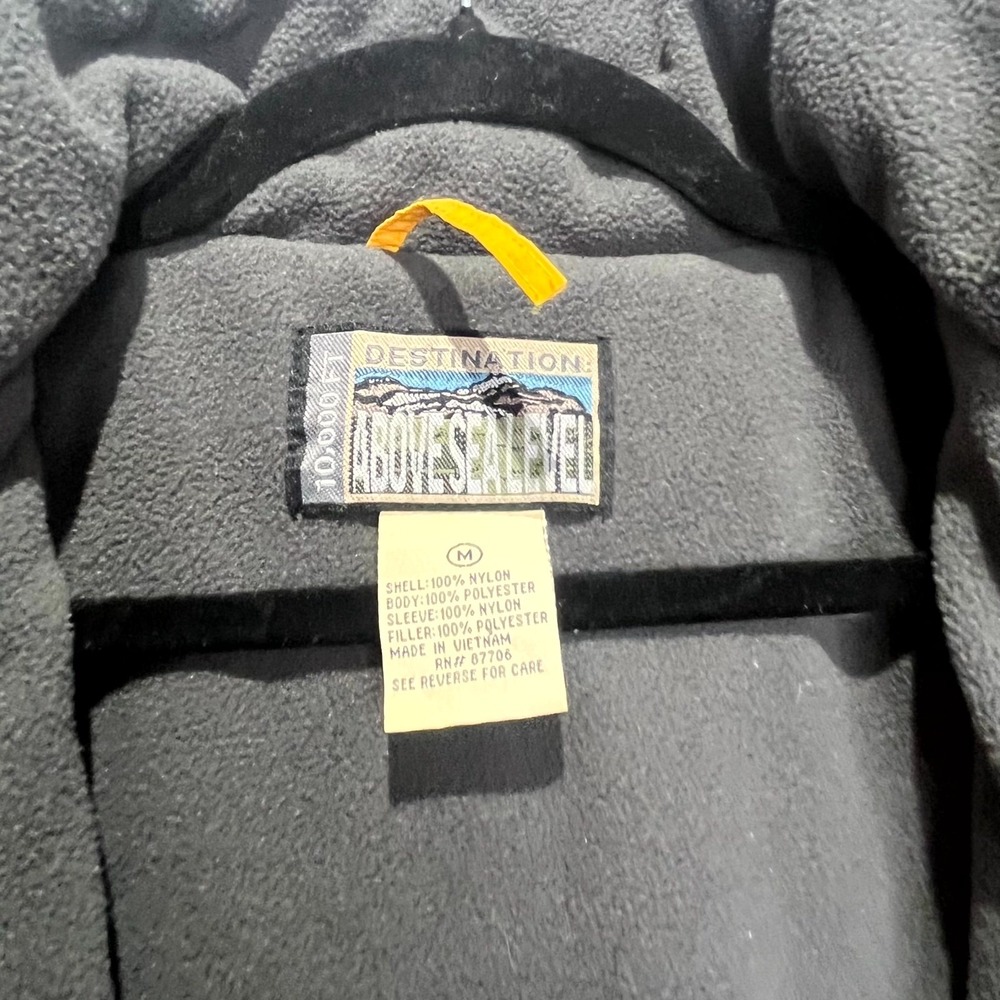 Cabela's Destination 10000 Ft Above Sea Level Bomber Jacket Mens Mediumโ Mustard - Picture 5 of 16